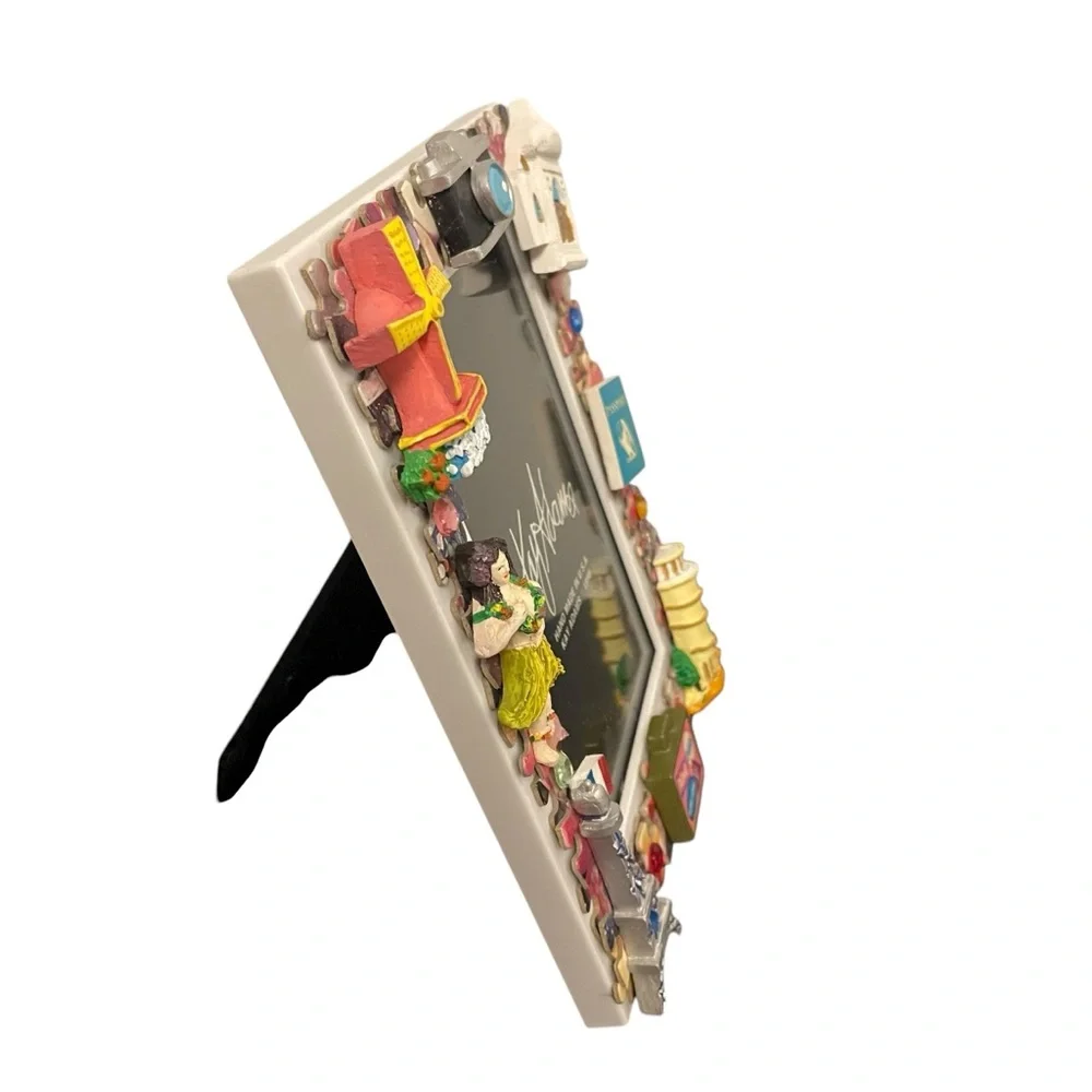 Kay Adams Travel Themed Picture‎ Frame Vintage